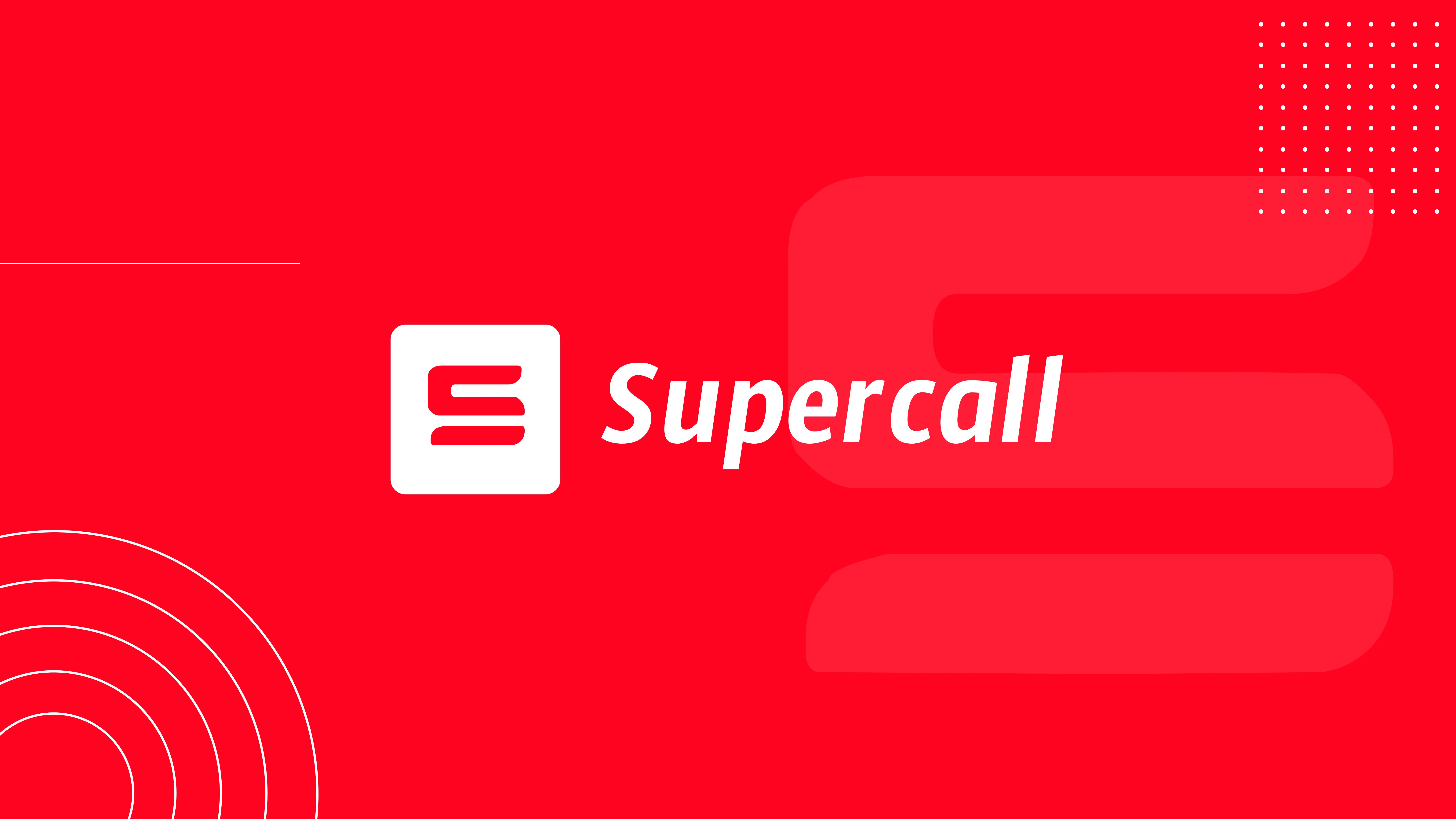 Supercall banner