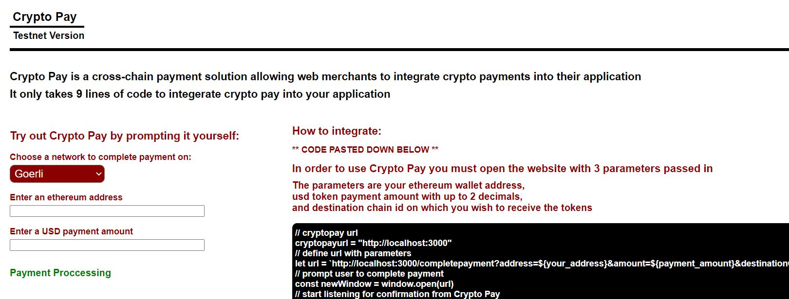 Crypto Pay banner