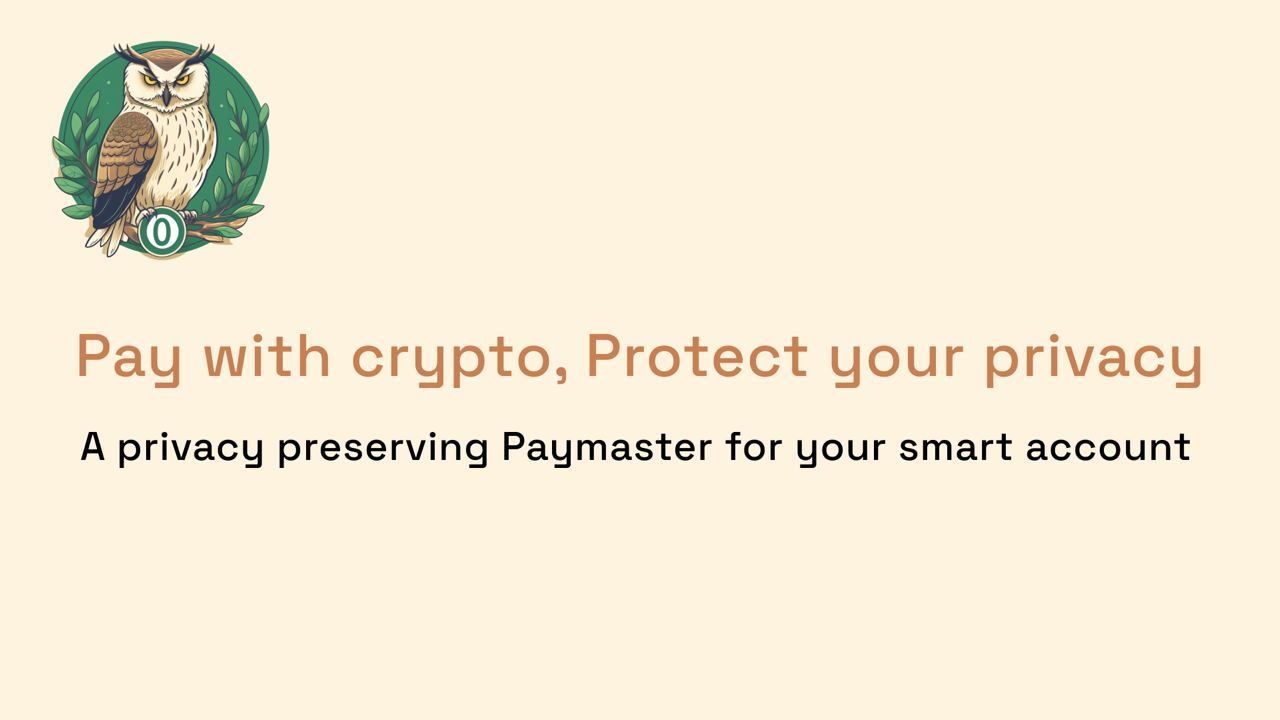 Privacy-preserving Paymaster banner