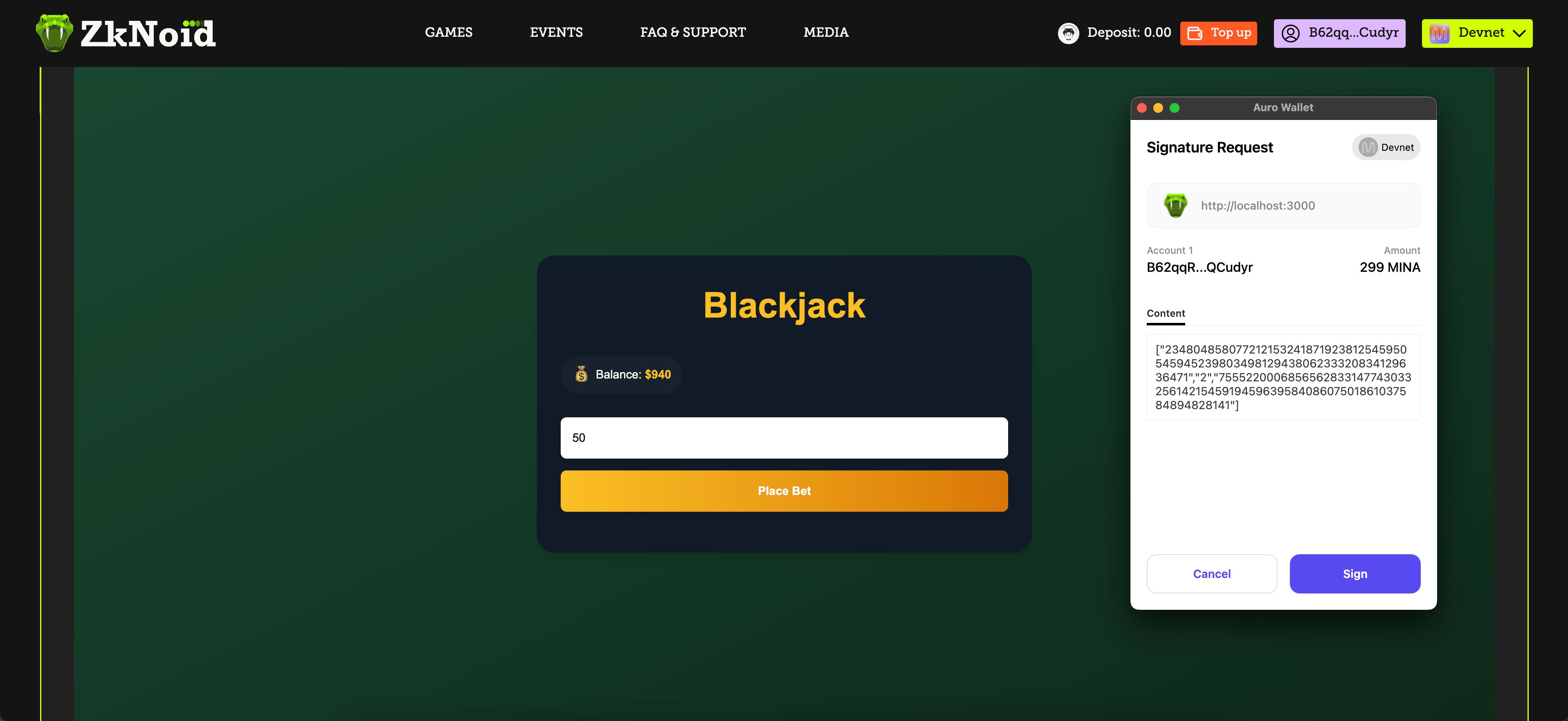 zkBlackjack banner