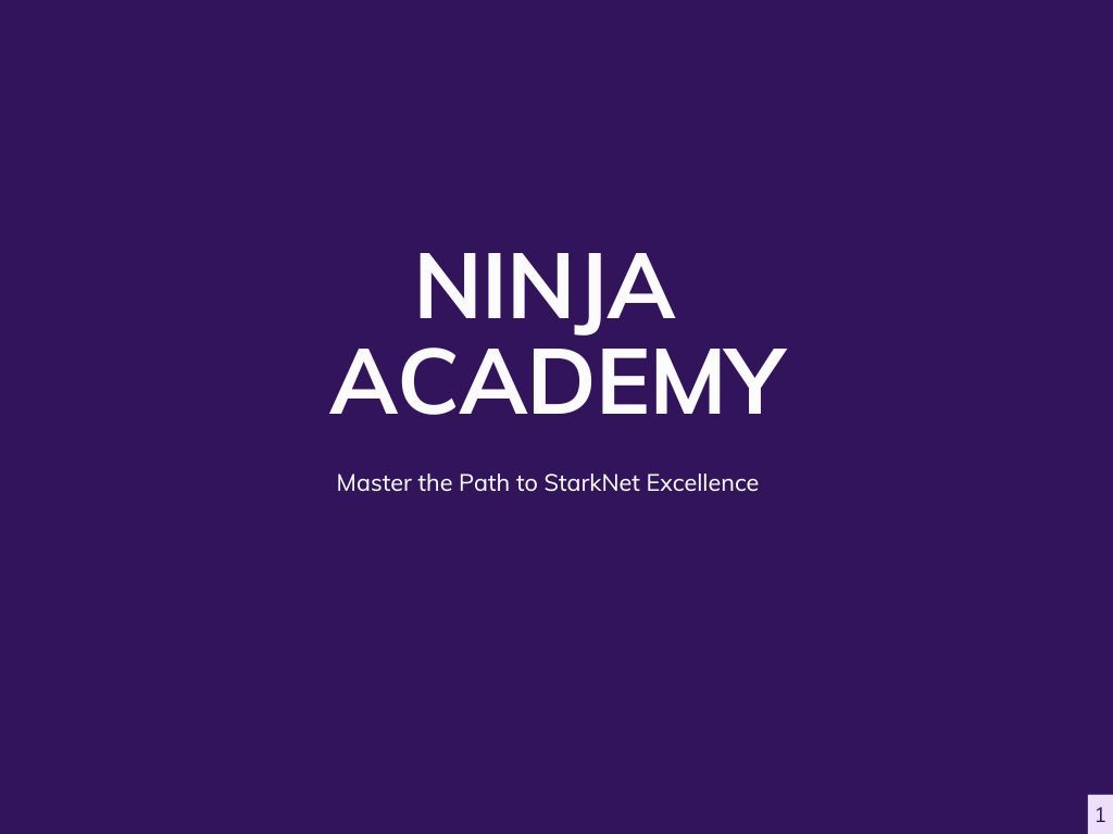 Ninja Academy banner