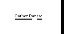 RatherDonate banner