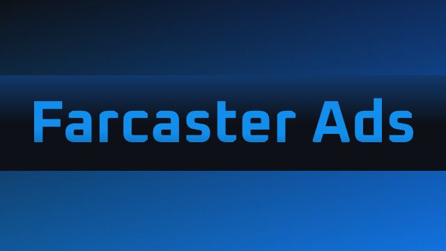 Farcaster Ads banner