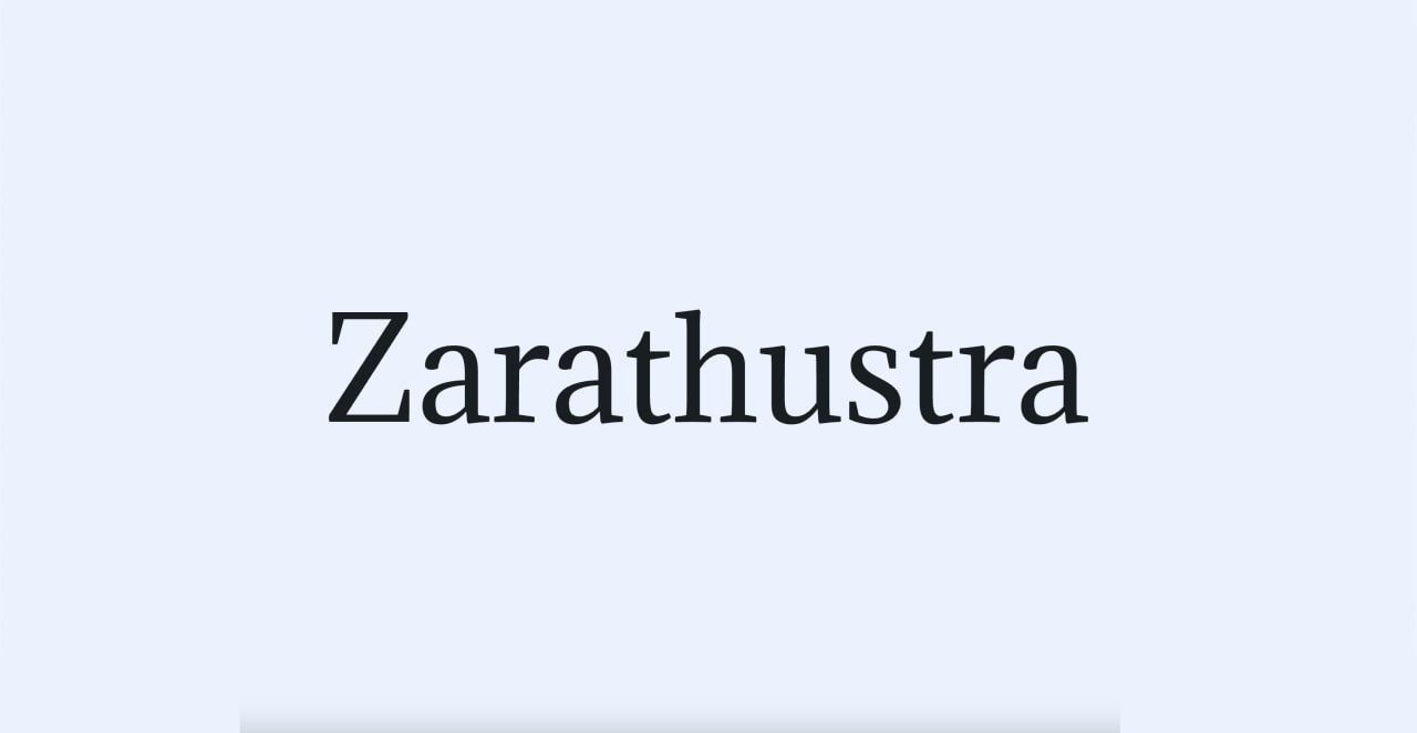 Zarathustra banner