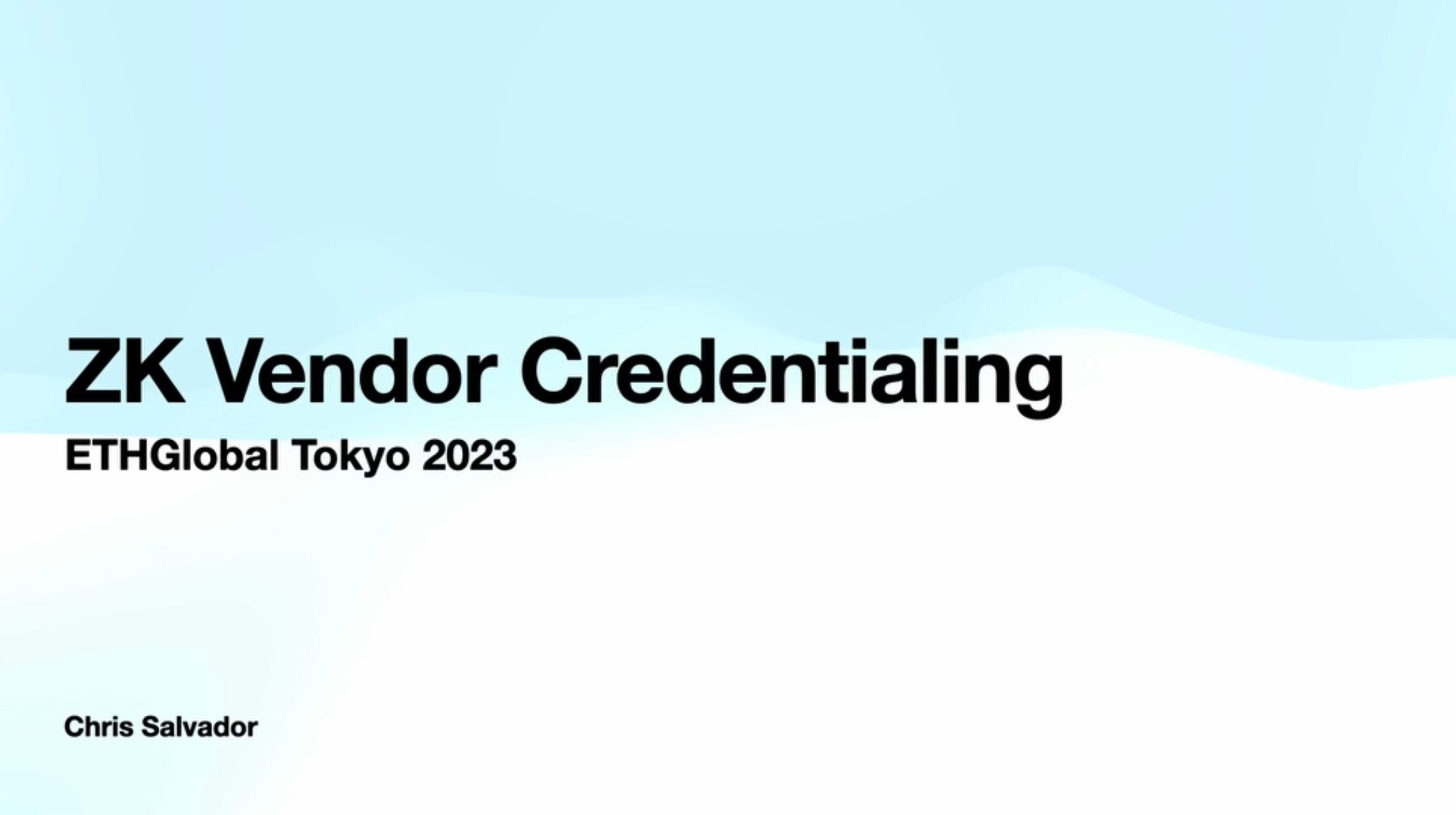 ZK Vendor Credentialing banner