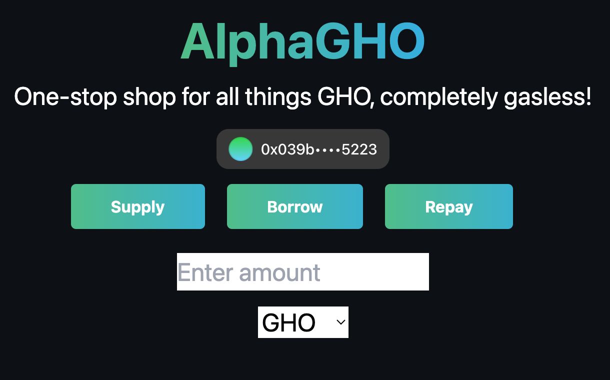 AlphaGHO banner