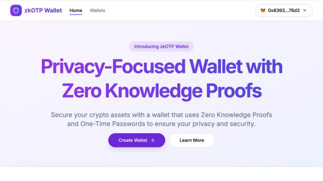 zkOTP Wallet banner