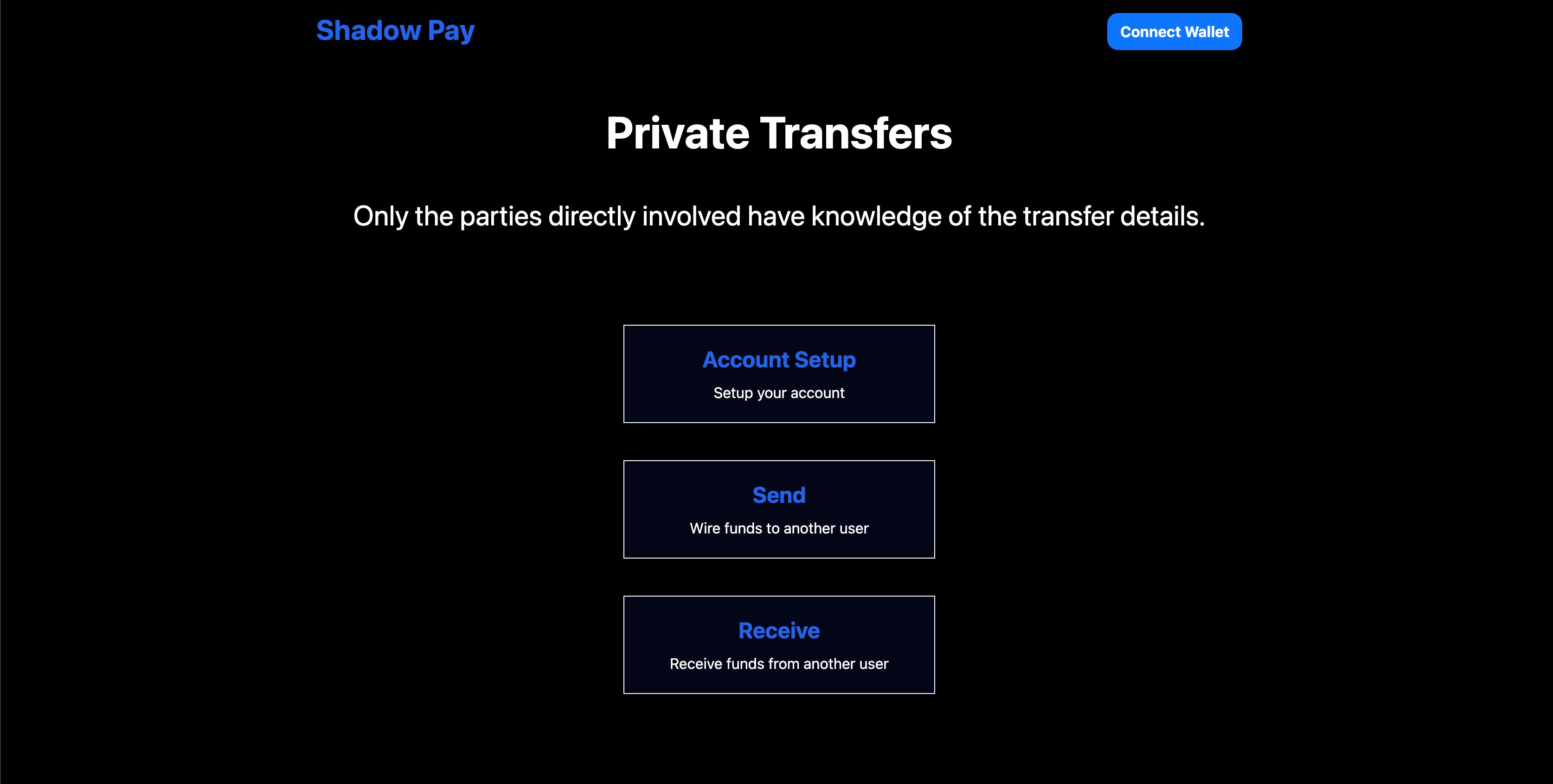 Shadow Pay banner