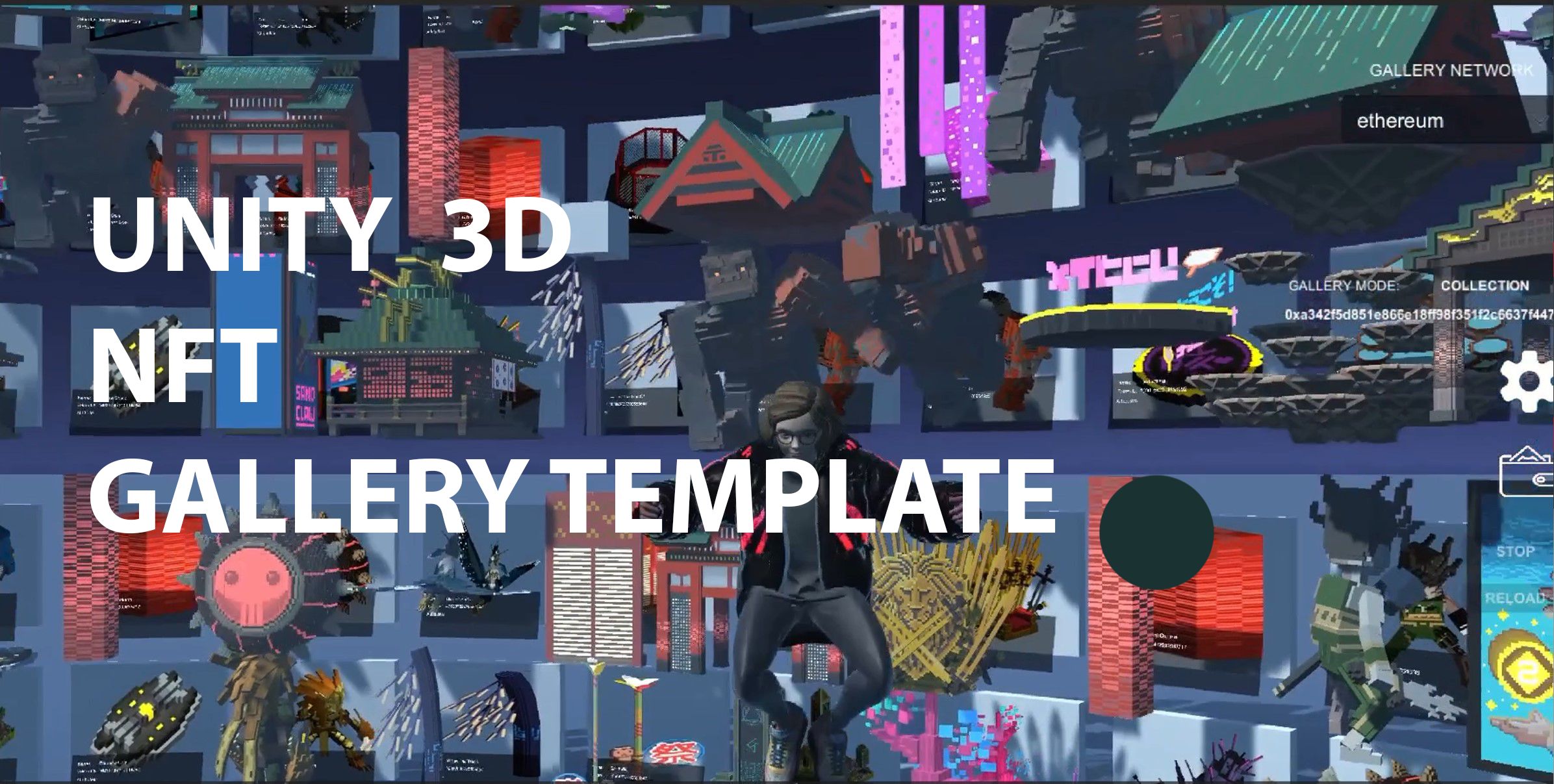 Playground: Unity3D NFT Gallery Template banner