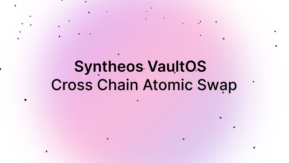 Syntheos Atomic Swap banner