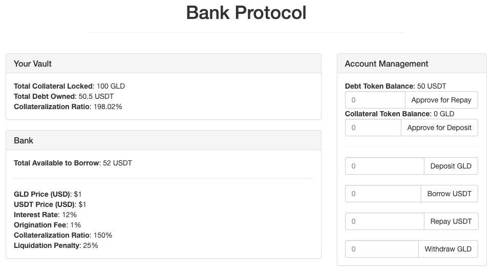 Bank Protocol banner