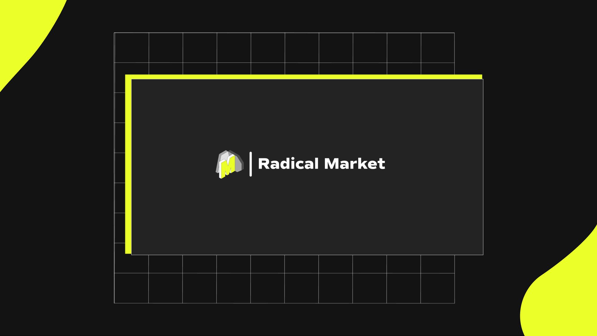 The Radical Market banner