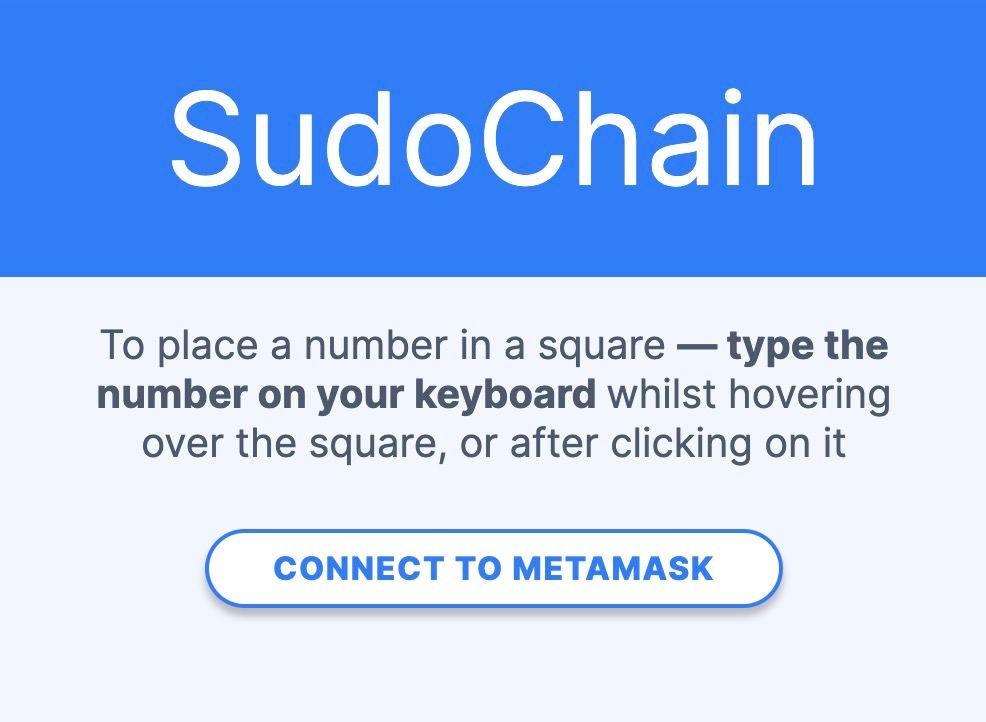 SudoChain banner