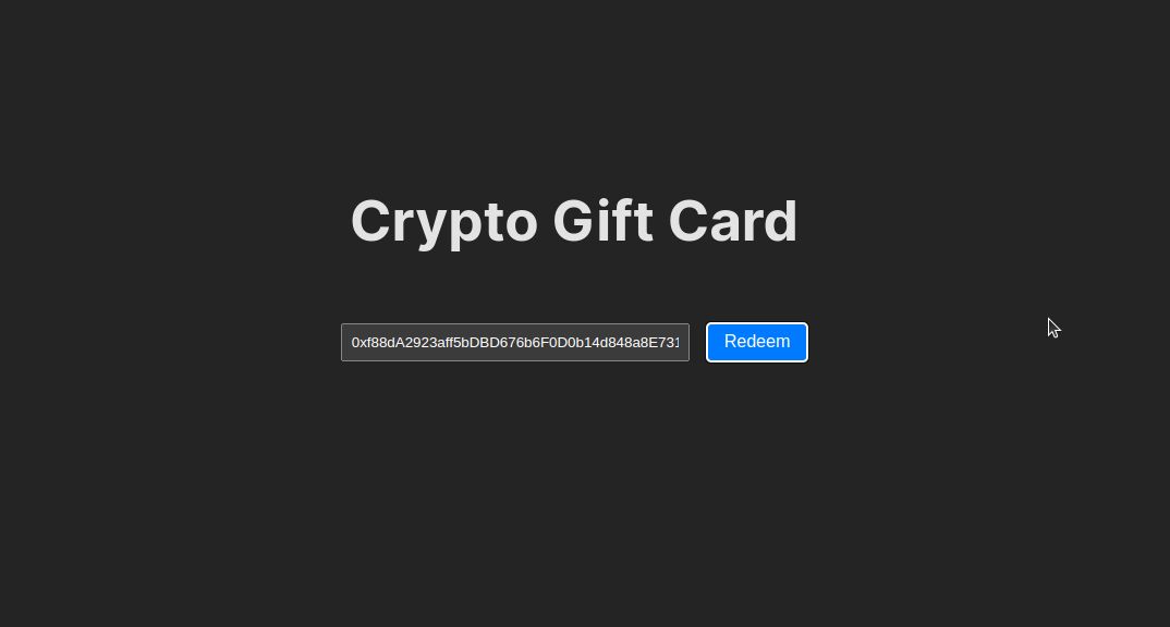 Crypto Gift Cards banner