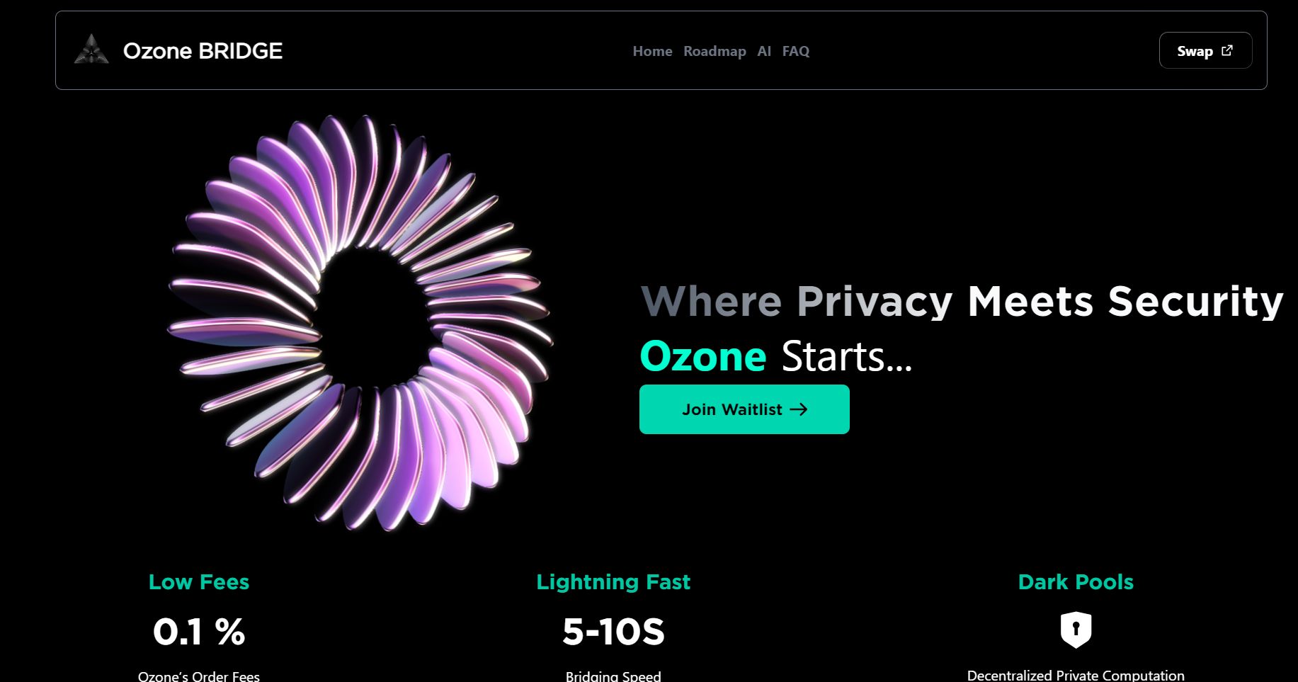 Ozone Finance banner