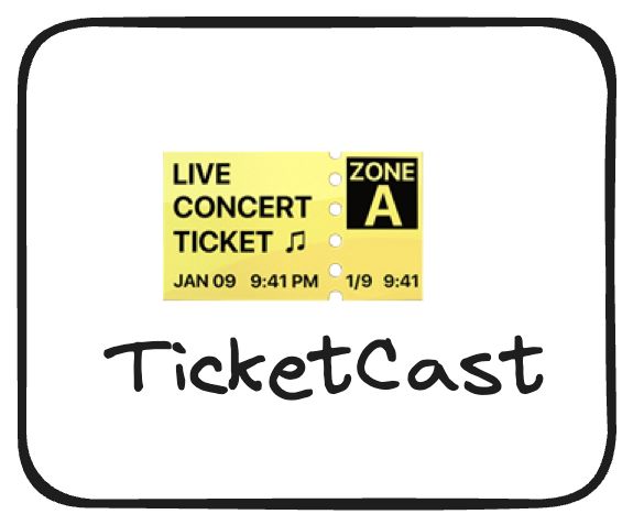 TicketCast banner