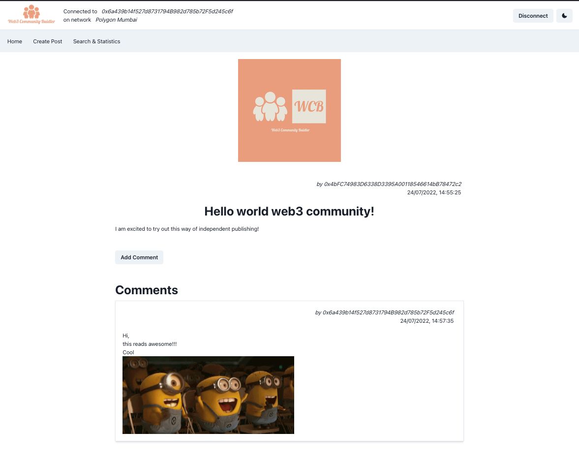 Web3 Community Buidler banner