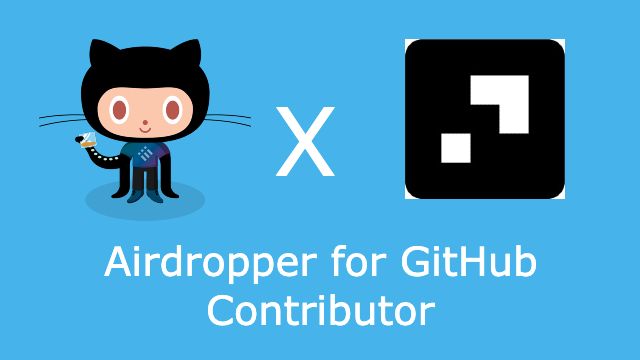 Airdropper for GitHub Contributors banner