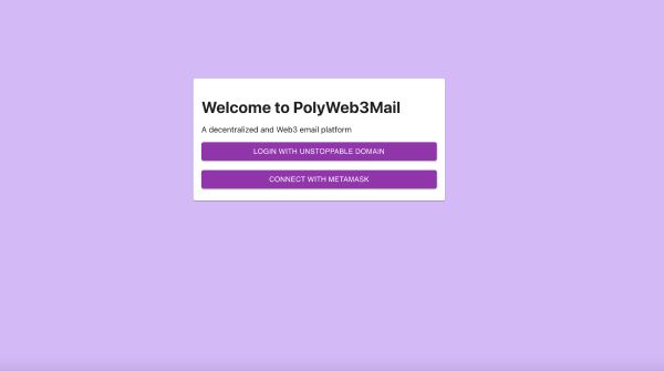 PolyWeb3Mail banner