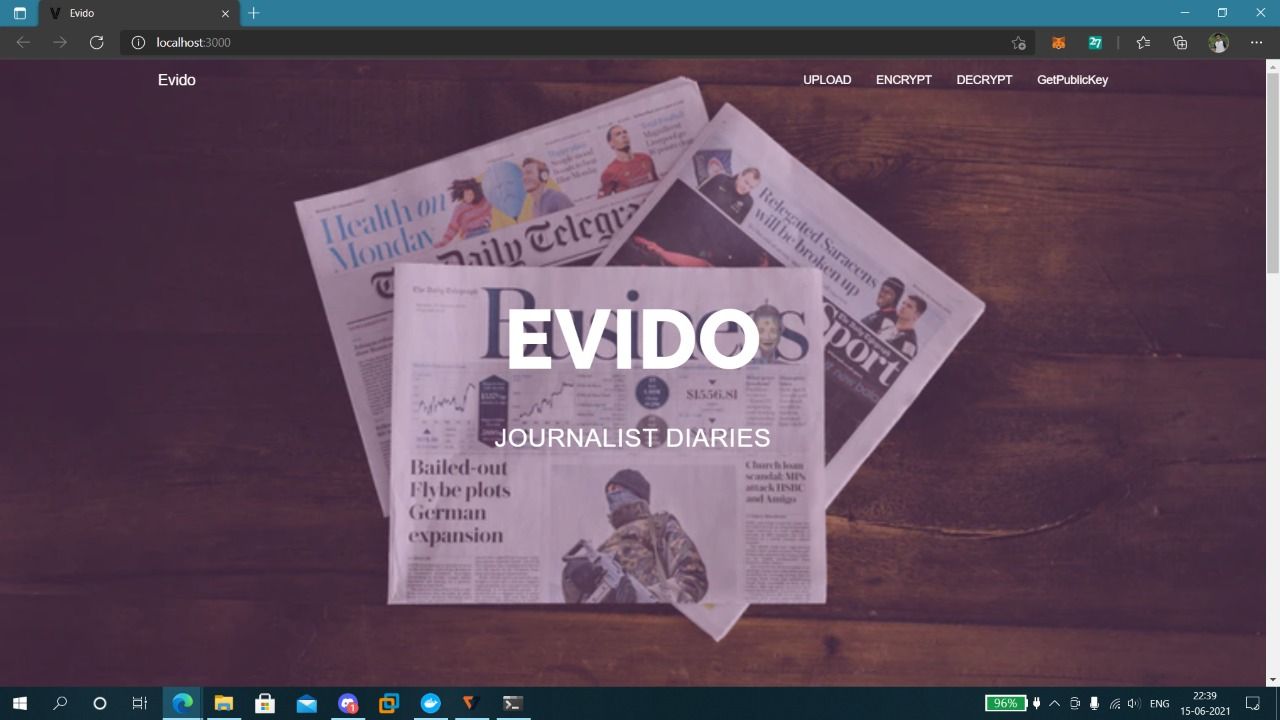 EVIDO banner