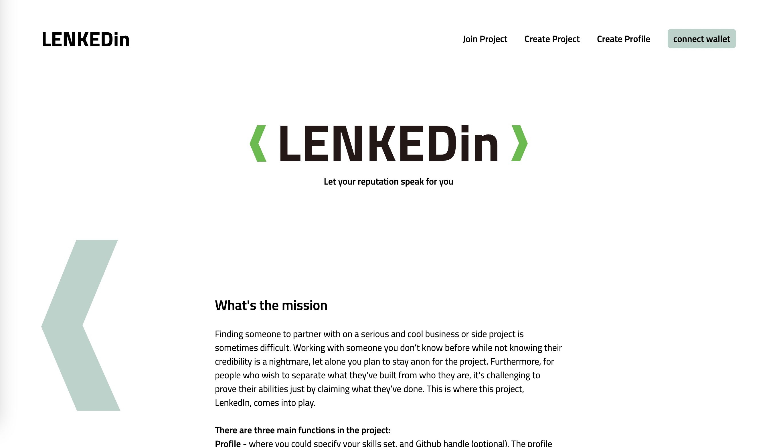 LenkedIn banner