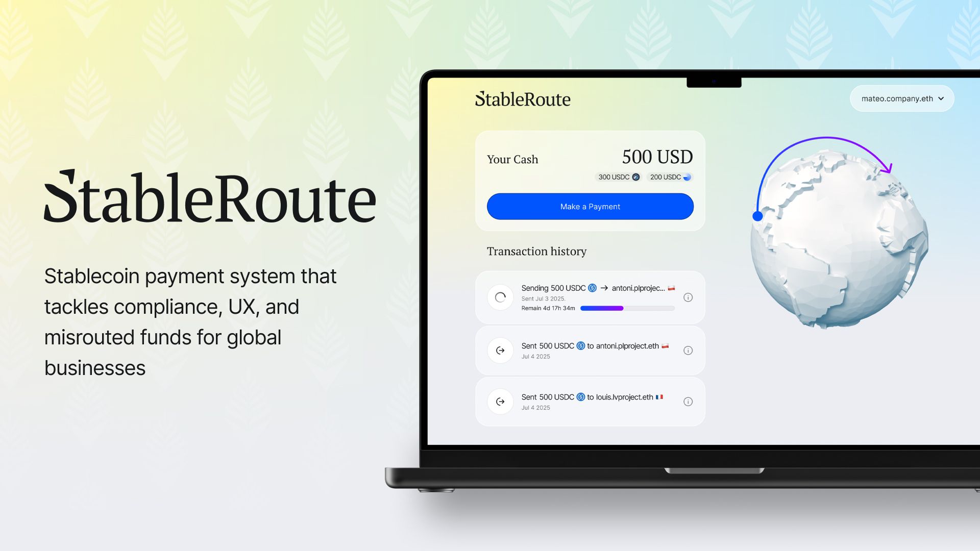 StableRoute banner