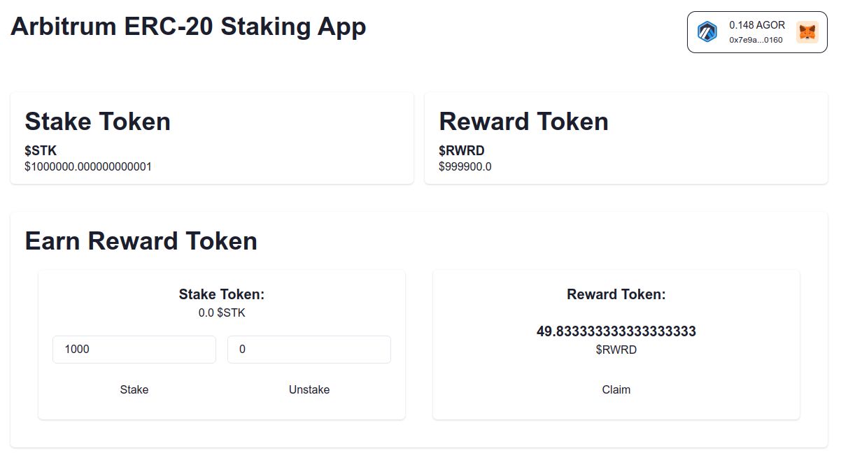 ERC-20 Staking banner