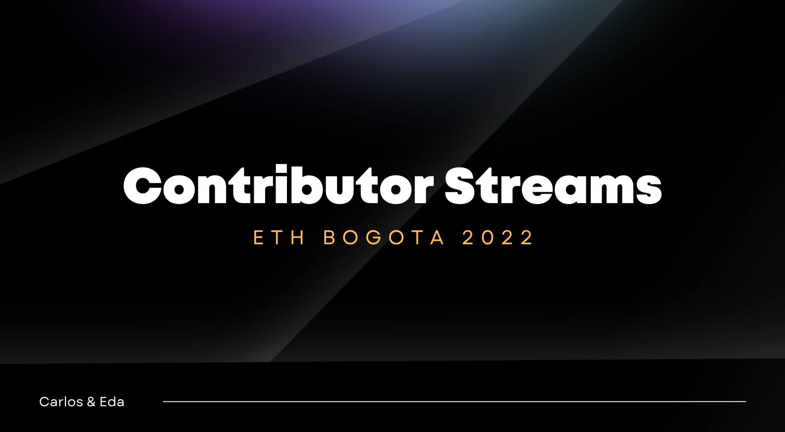 Contributor Streams  banner