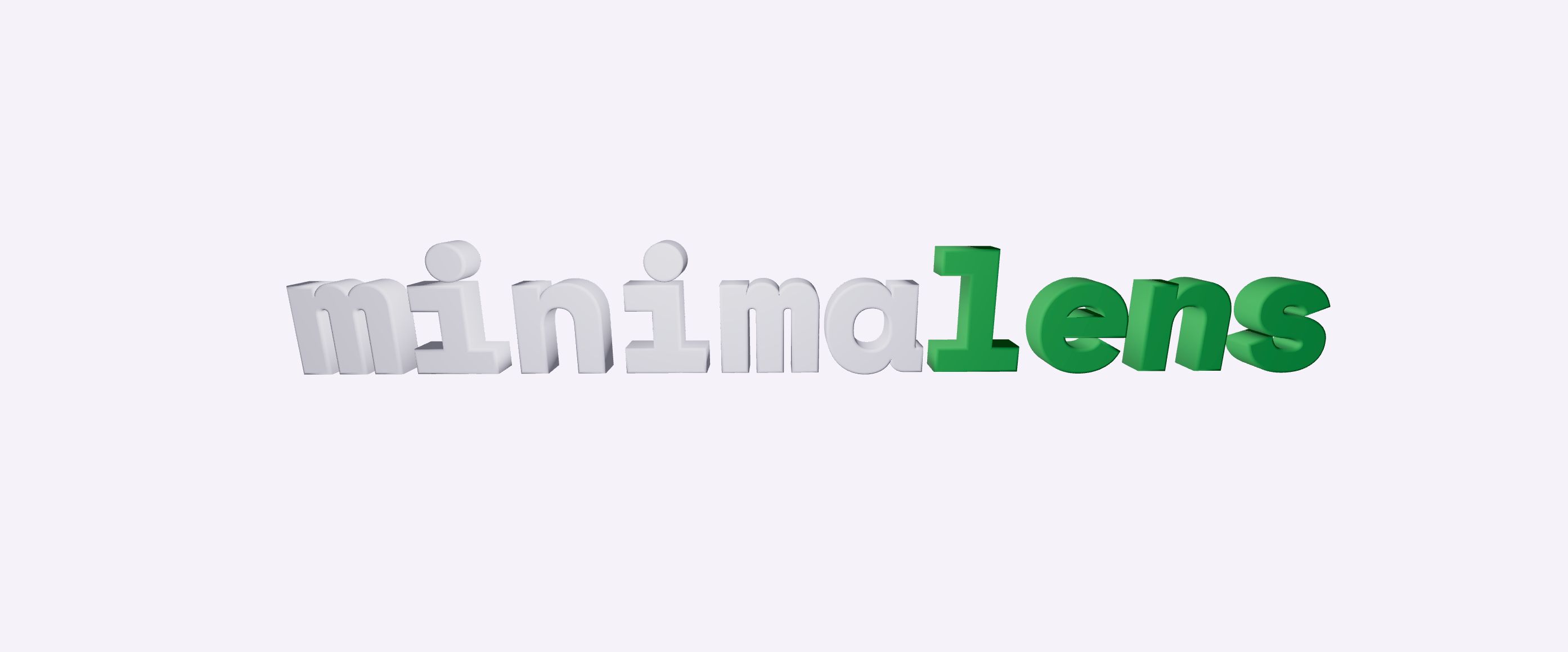 minimalens (✂️, ✂️) banner