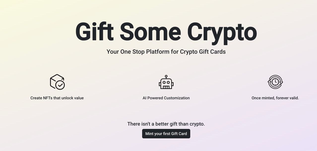 Gift Some Crypto banner