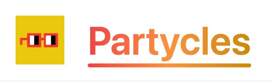 Partycles banner