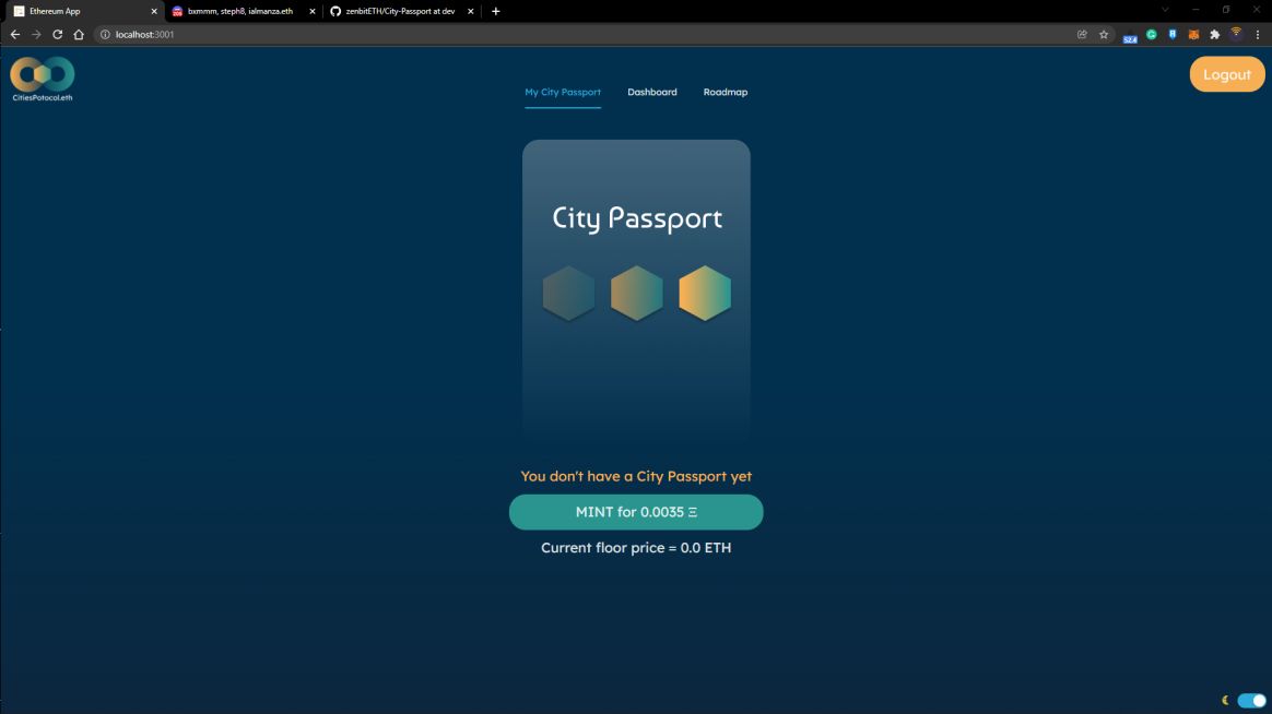 City Passport banner