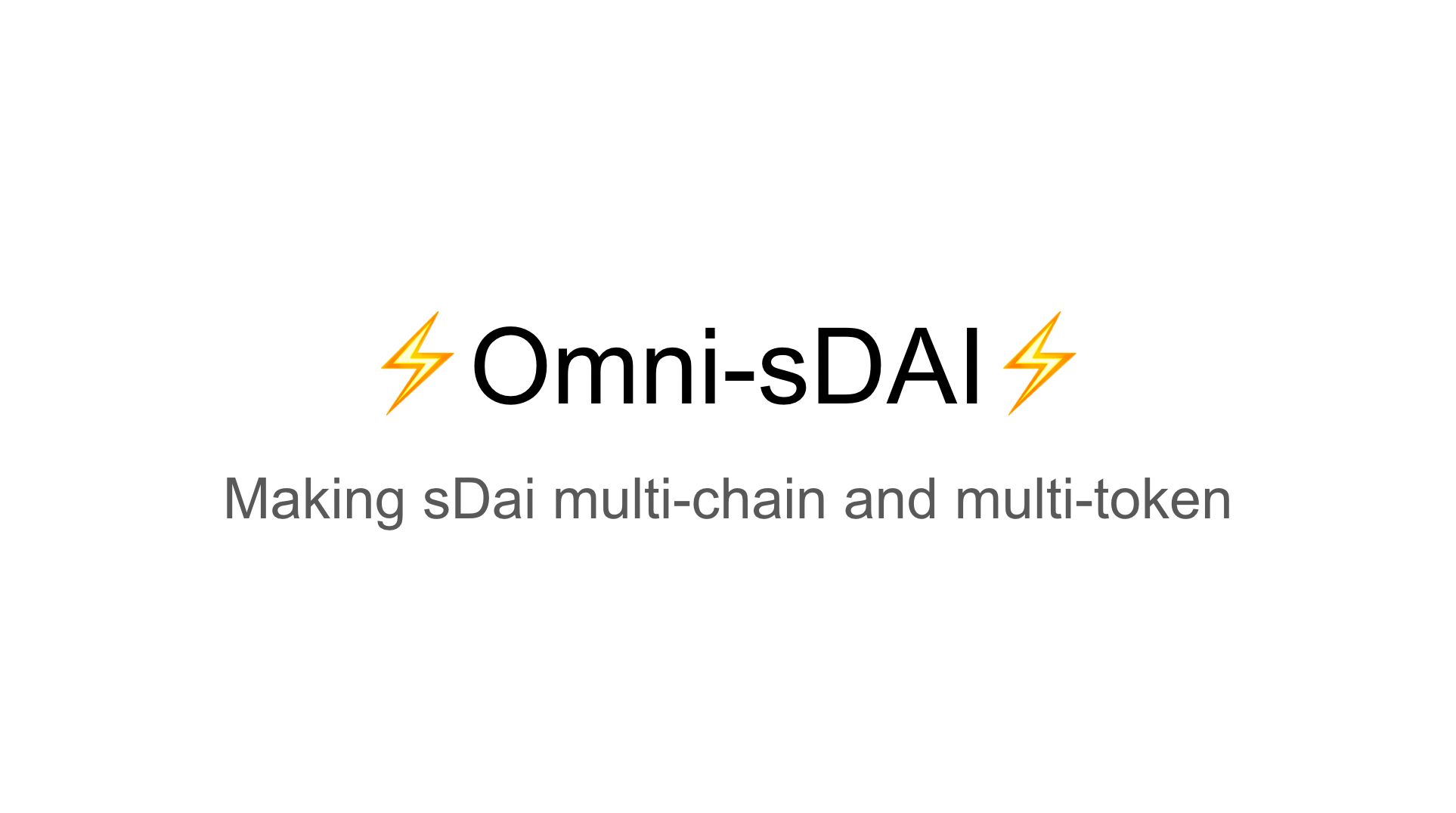 Omni-sDAI banner