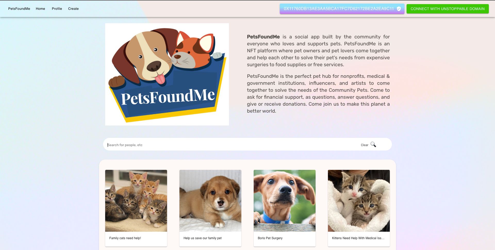 PetsFundMe banner