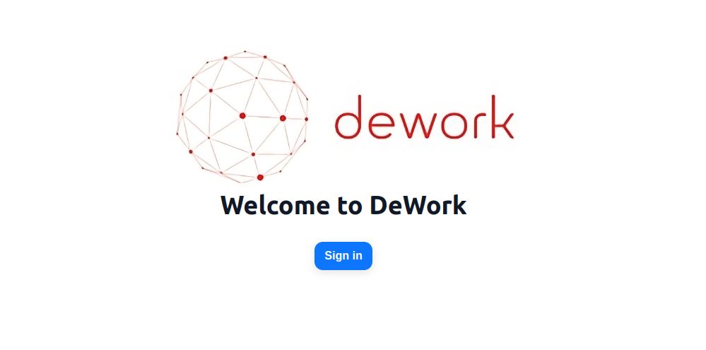 DeWork banner