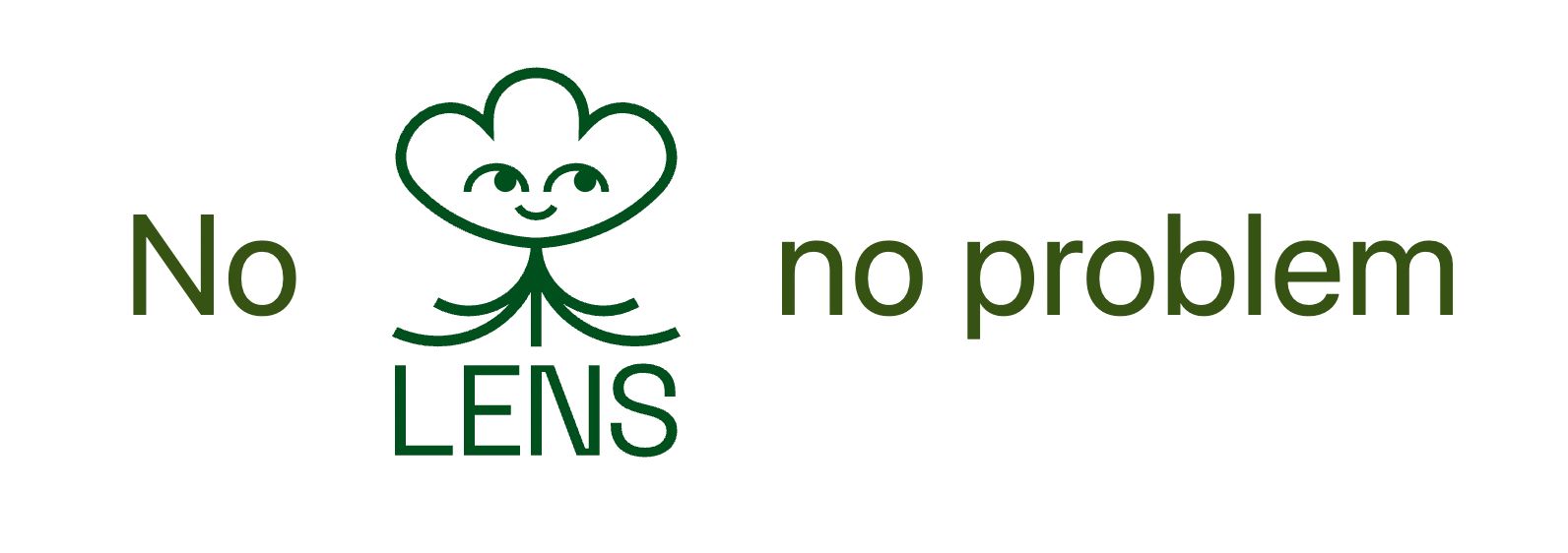 no lens no problem banner