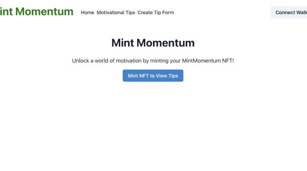 Mint Momentum banner