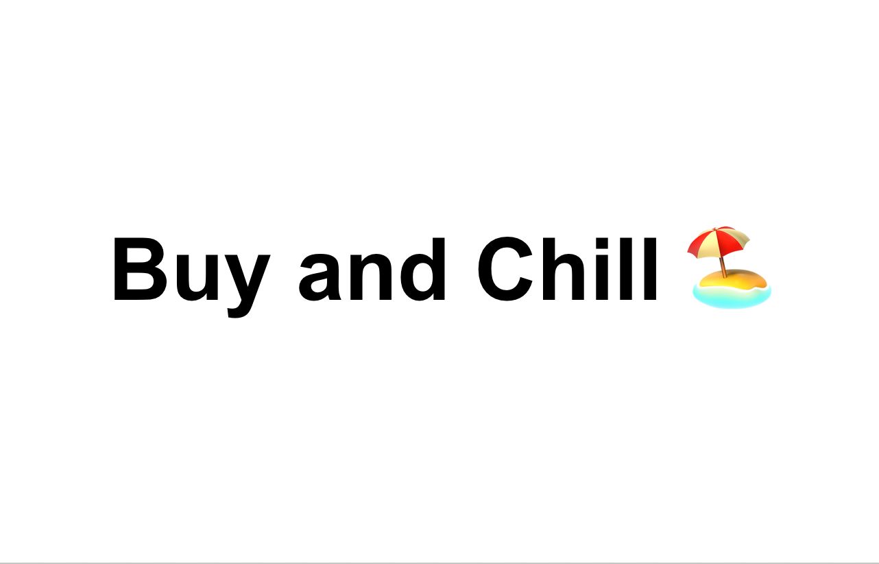 Buy and Chill banner