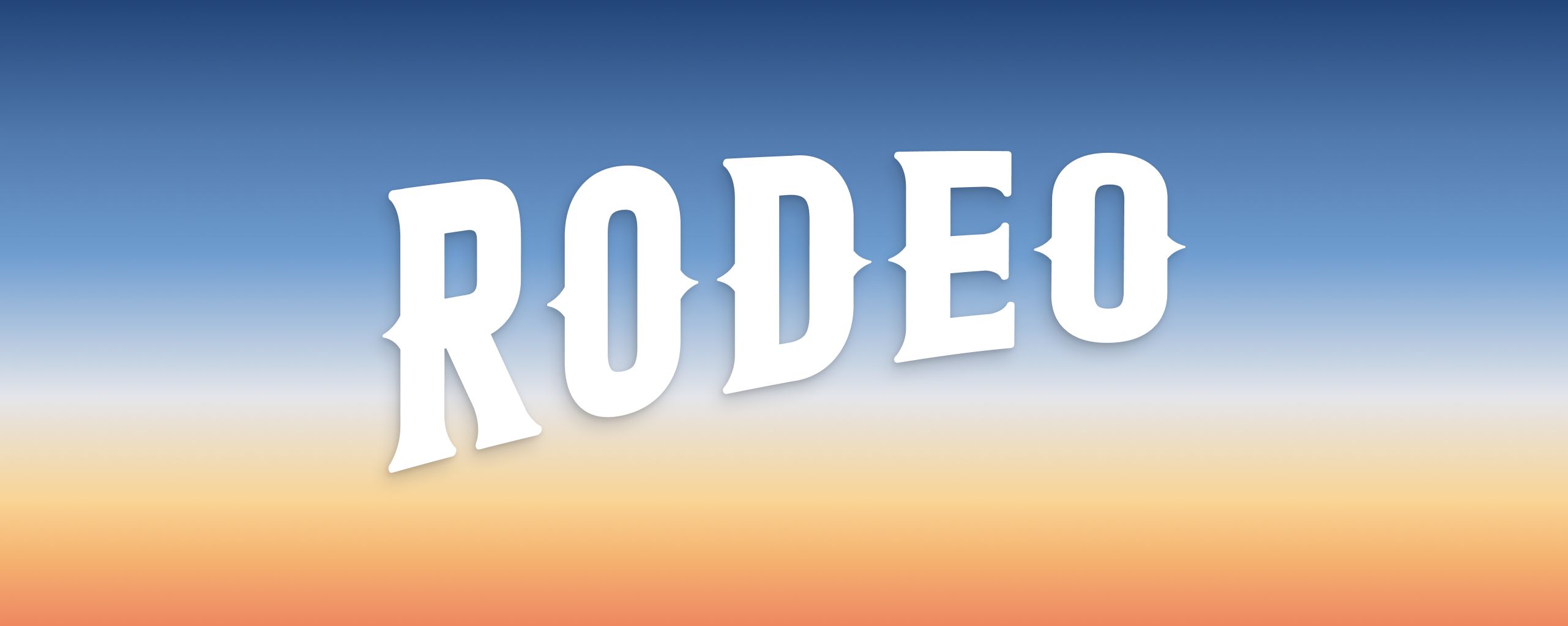 Rodeo banner