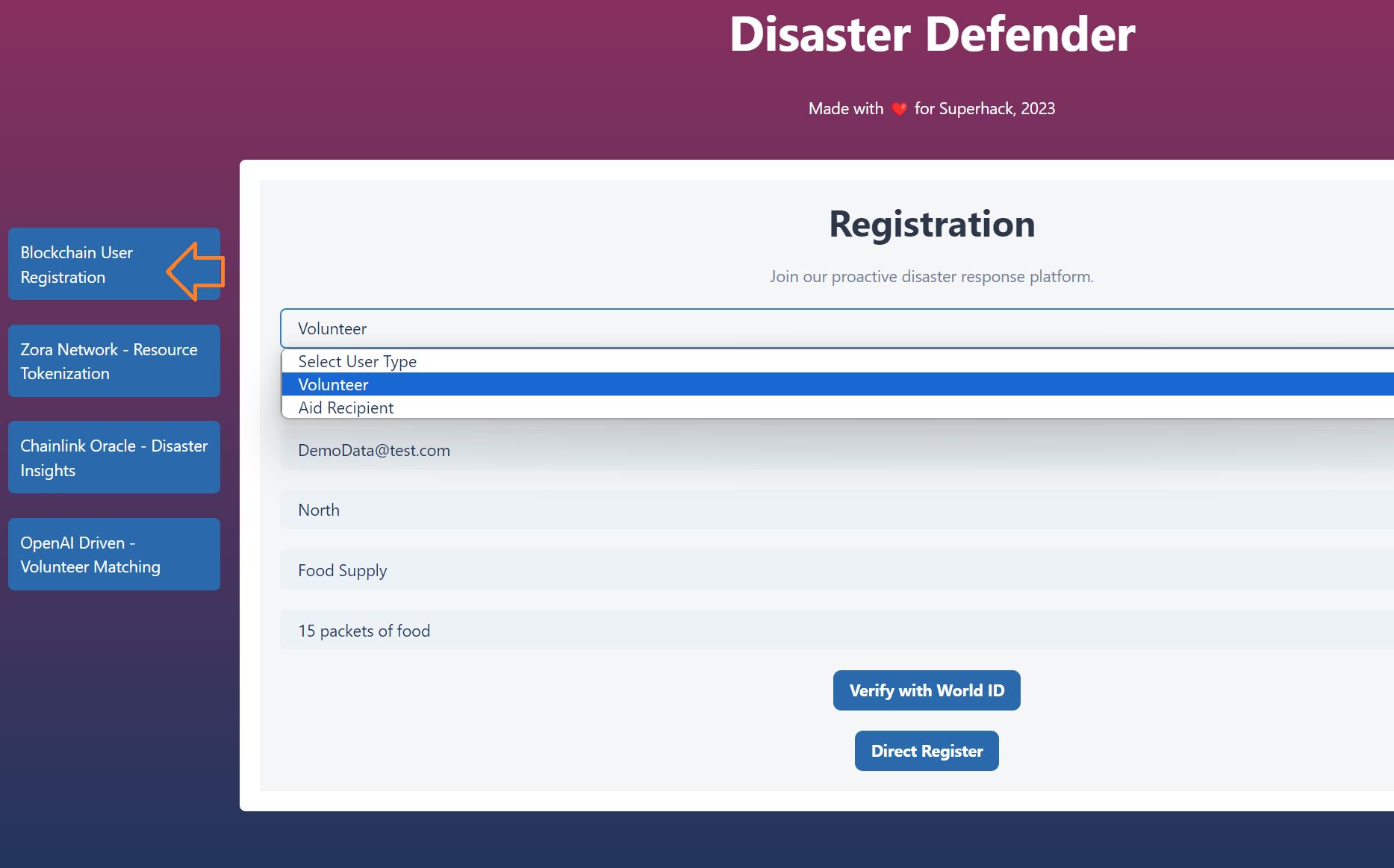 DisasterDefender banner