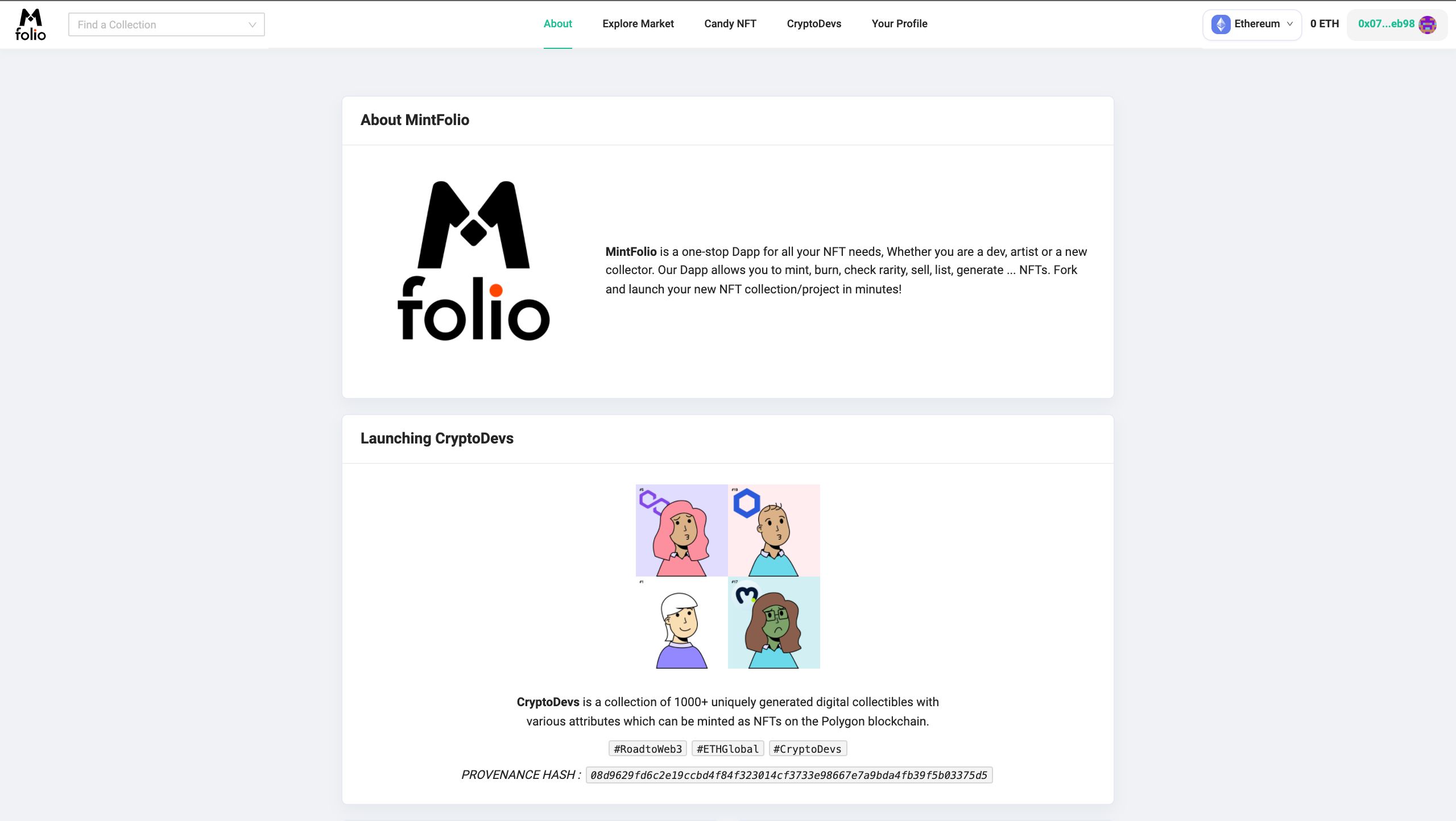 MintFolio banner