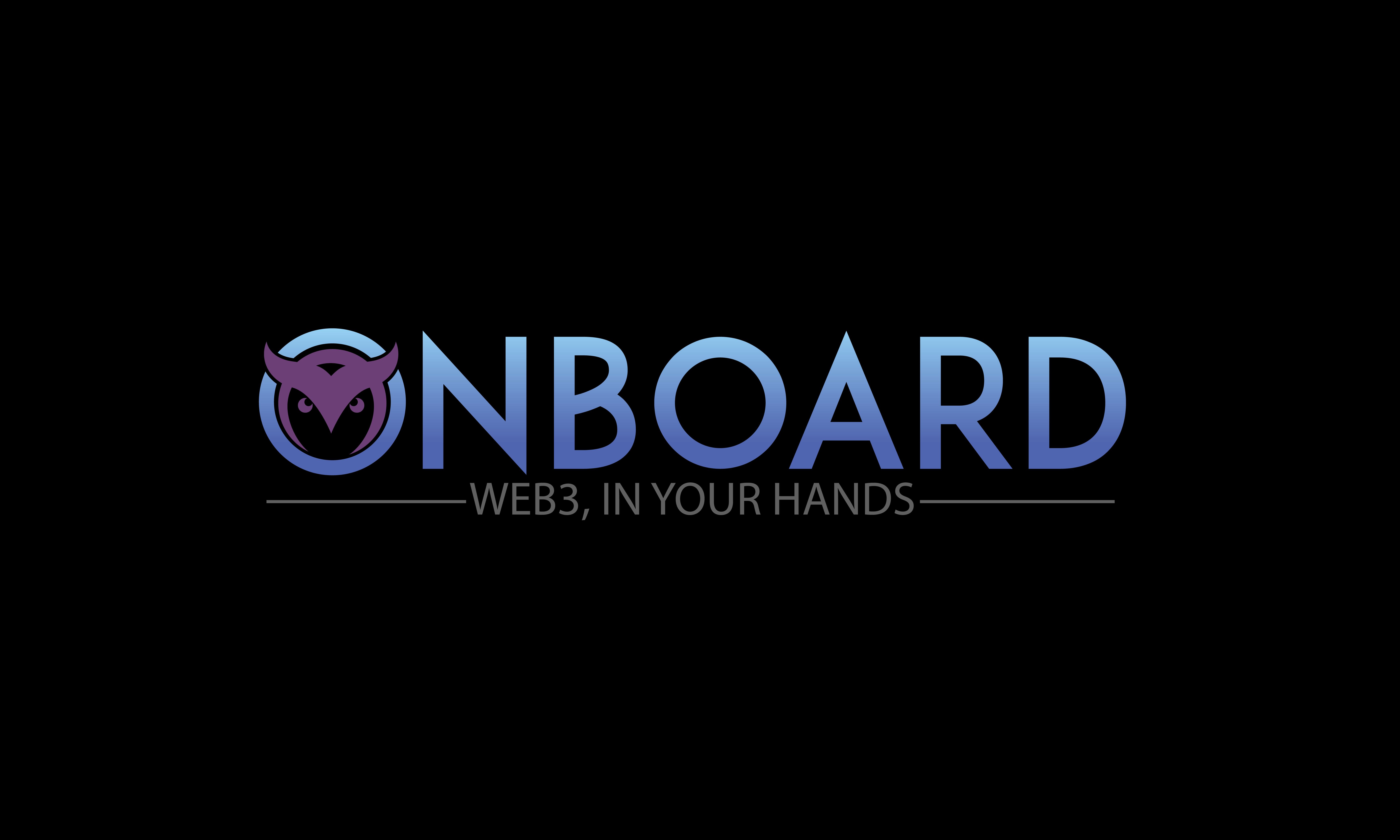 Onboard - web3, in your hands banner