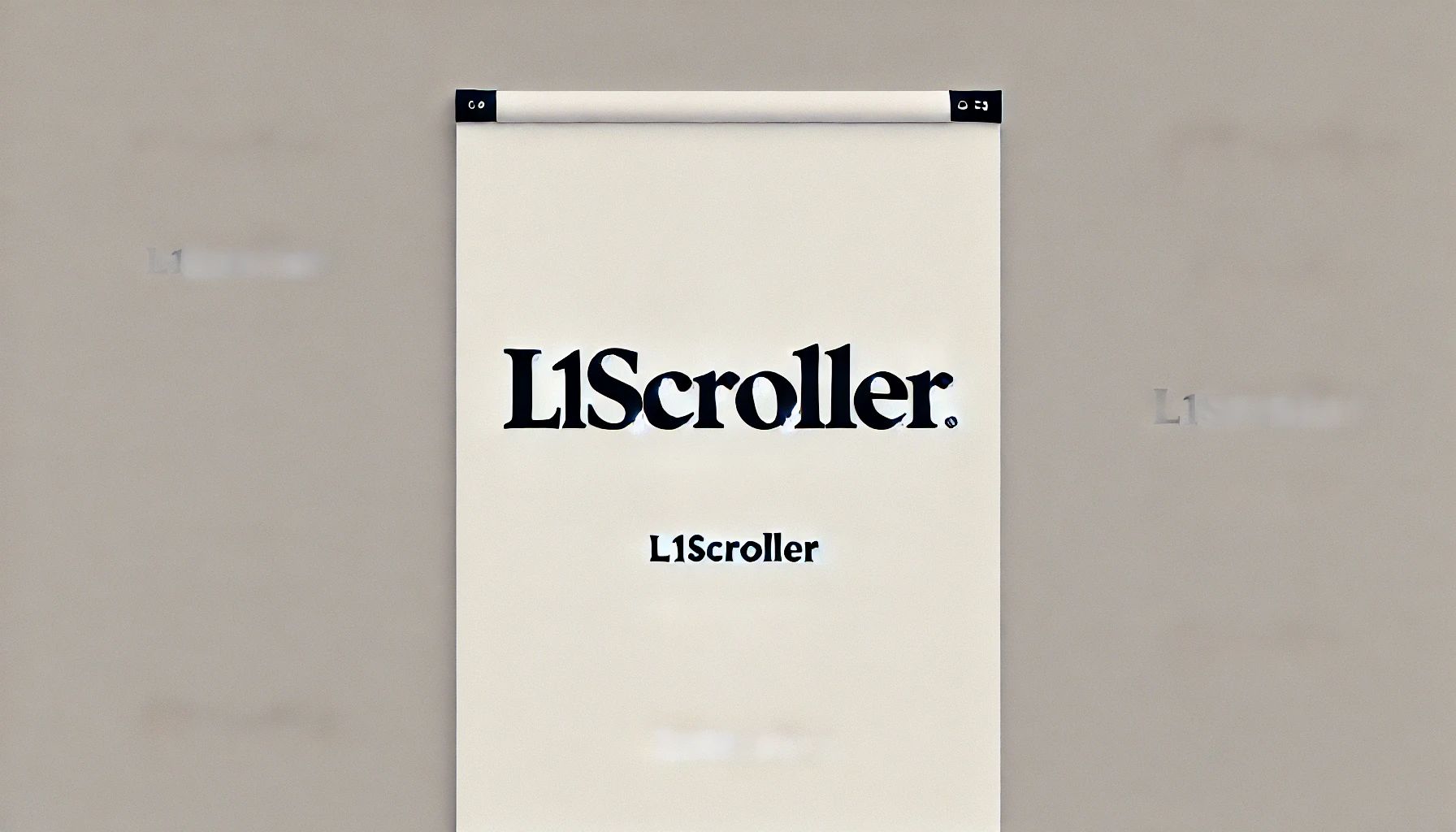 L1Scroller banner