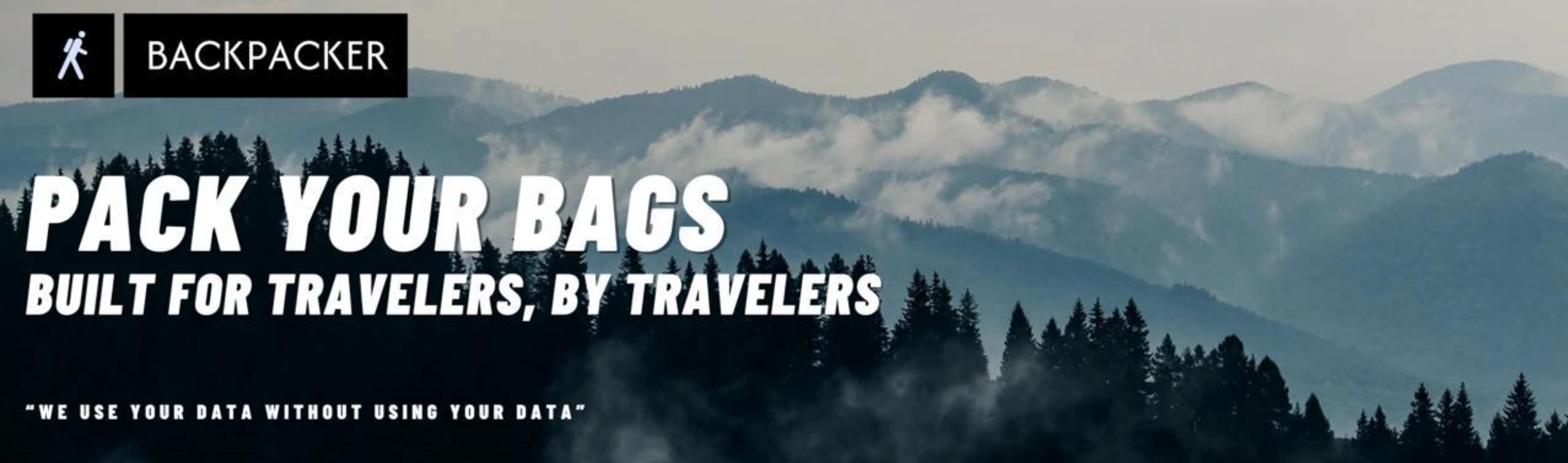 Backpacker banner