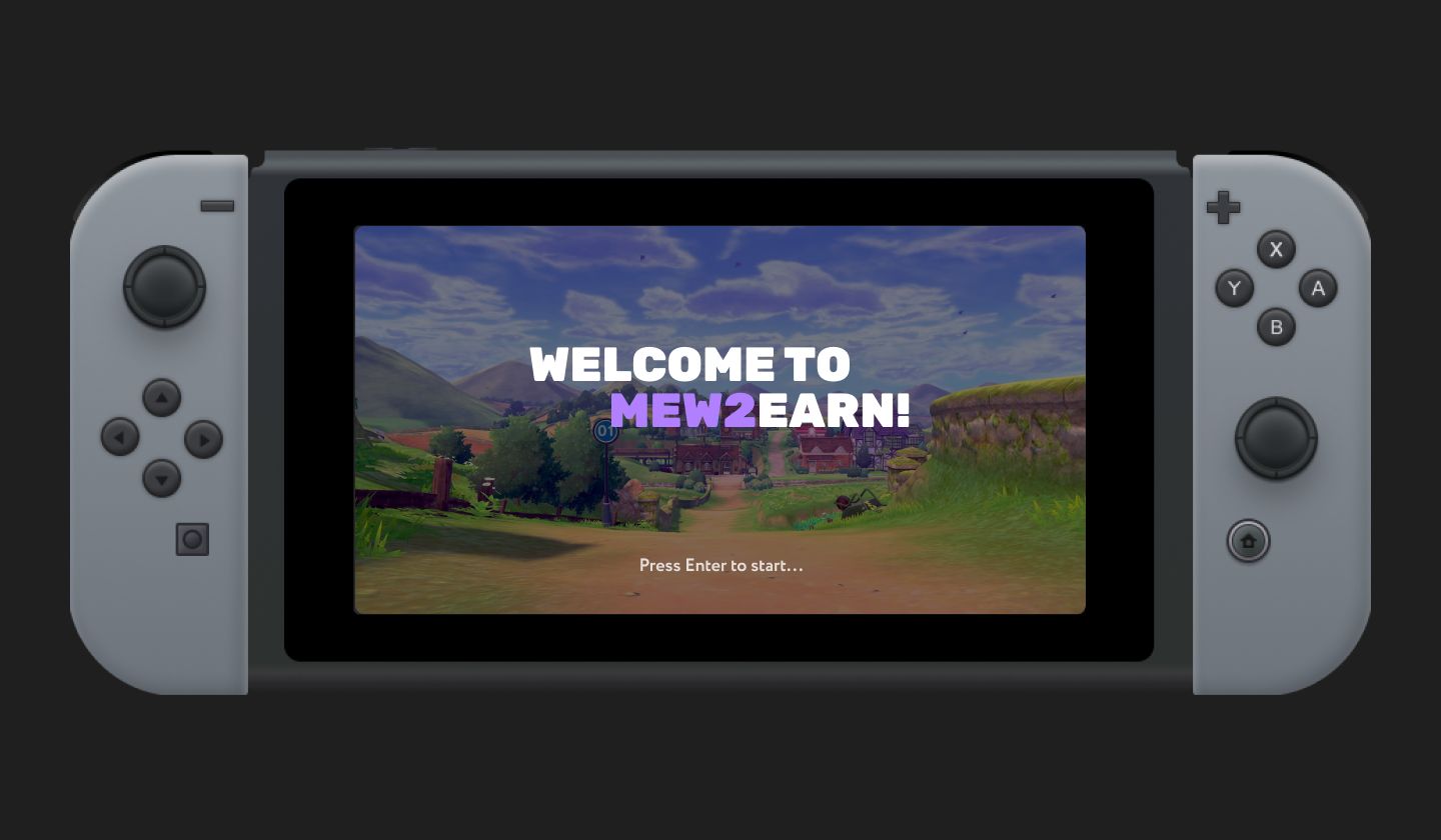 mew2earn banner