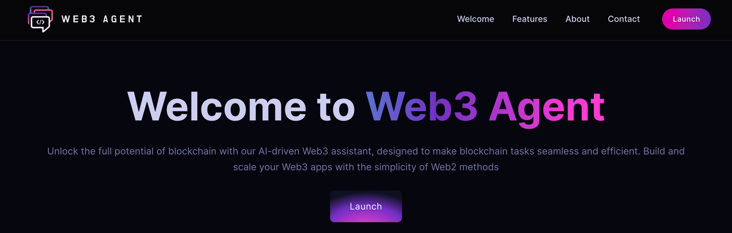 Web3Agent 2.0 banner