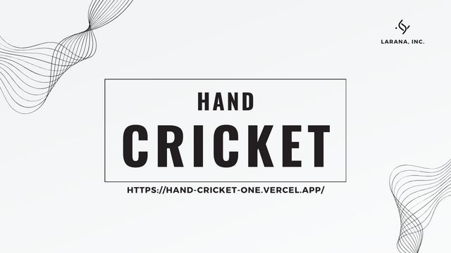 Hand-cricket banner