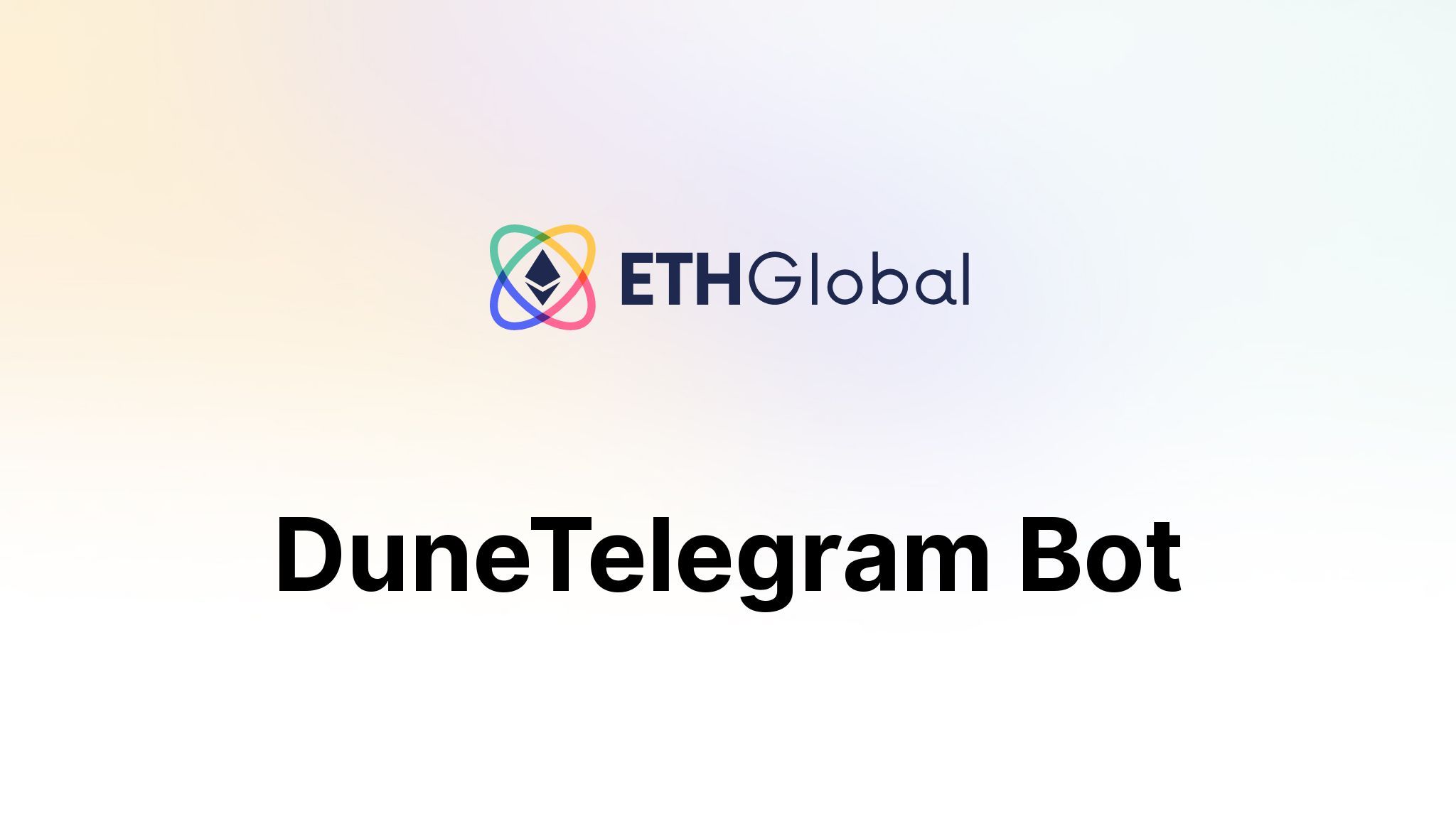 DuneTelegram Bot banner