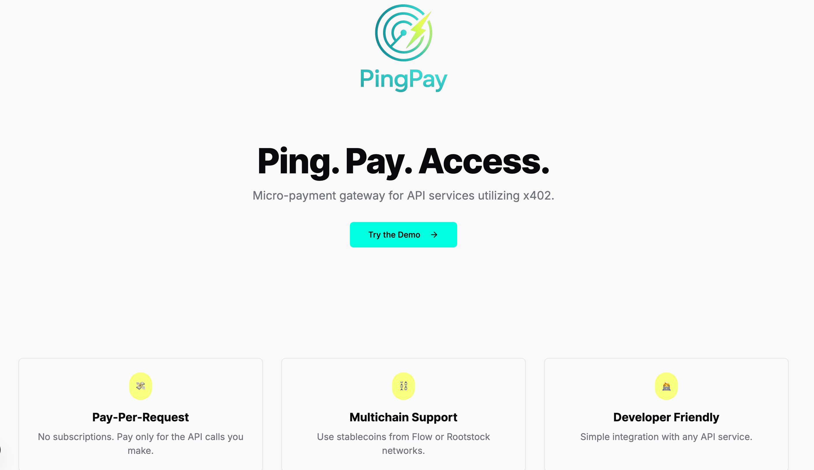 PingPay banner