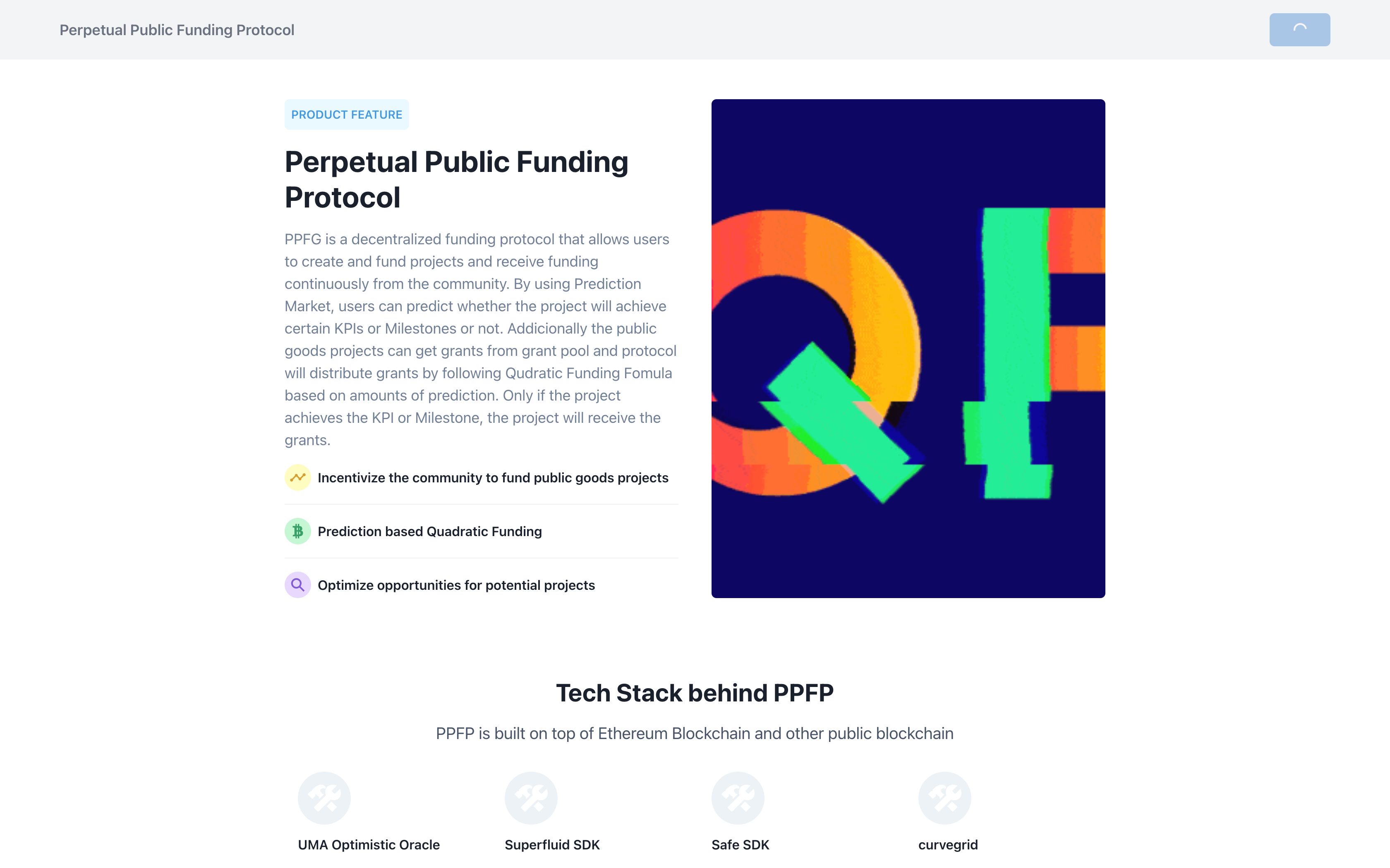 Prediction based Quadratic Funding Protocol banner